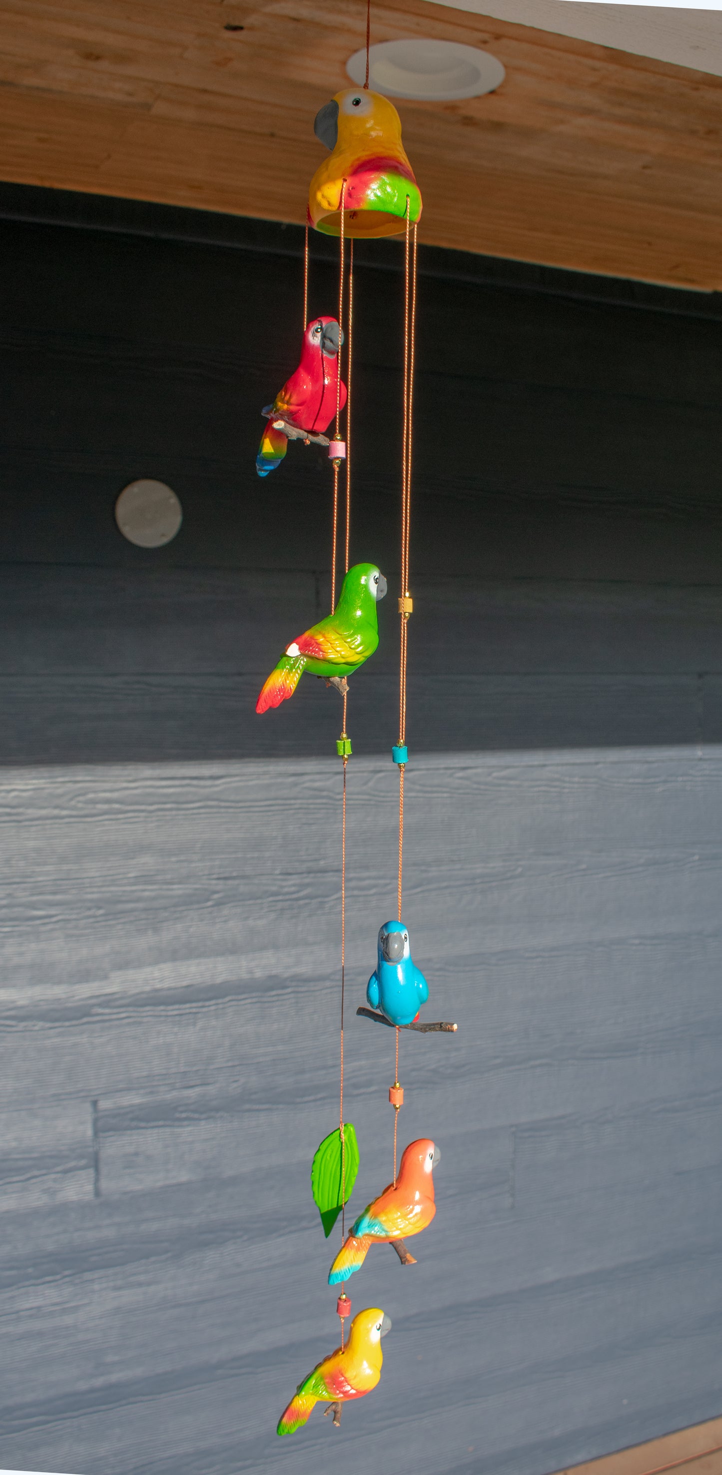 Small Pottery Parrots