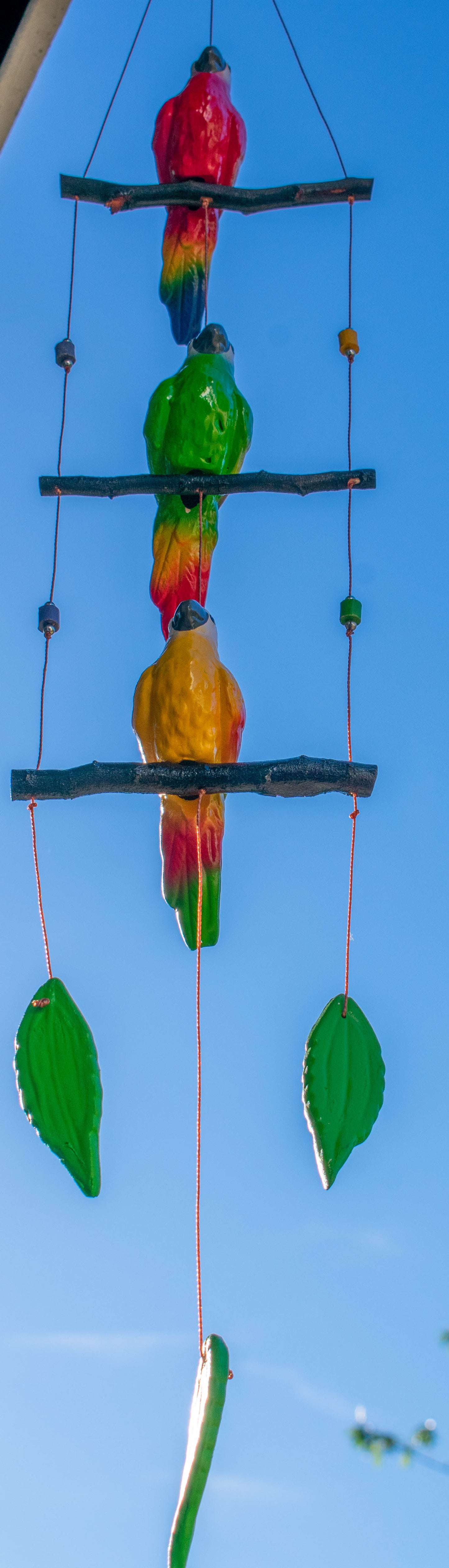 Three Pottery Birds