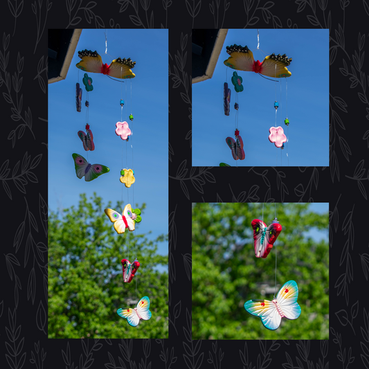 Small Pottery Butterflies